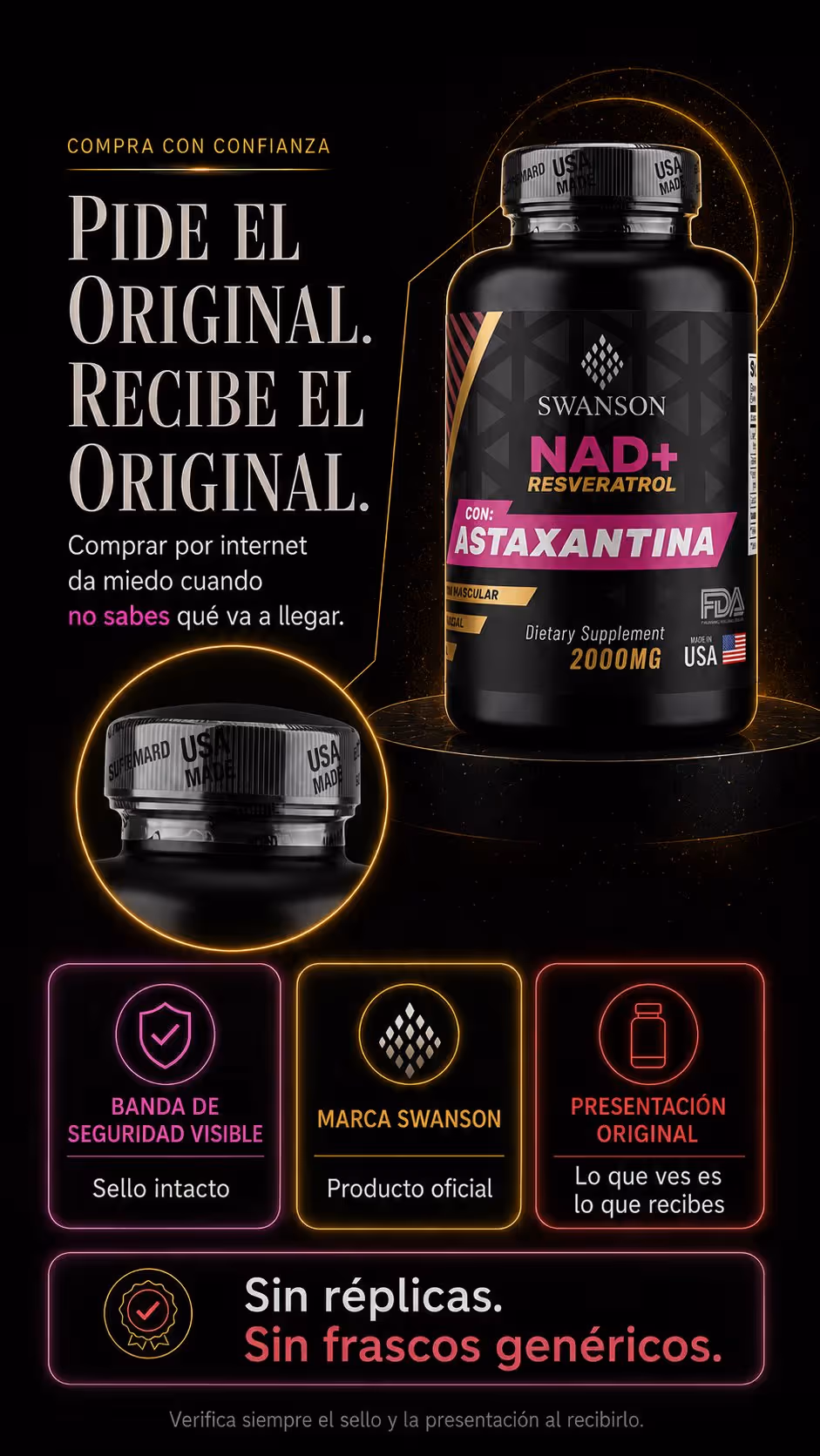 NAD+ RESVERATROL CON ASTAXANTINA 5