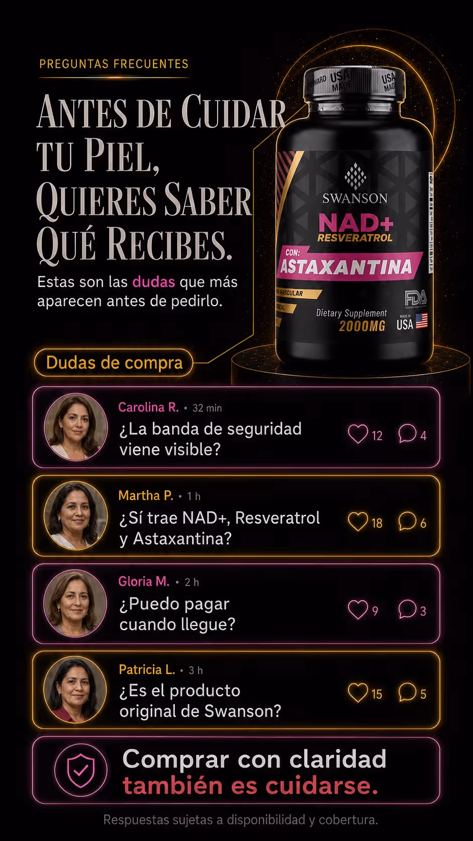 NAD+ RESVERATROL CON ASTAXANTINA 6